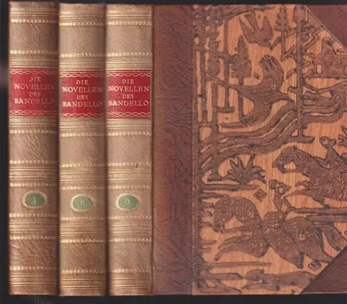 Die Novellen des Bandello. Zum erstenmal vollständig ins Deutsche übertragen. BA