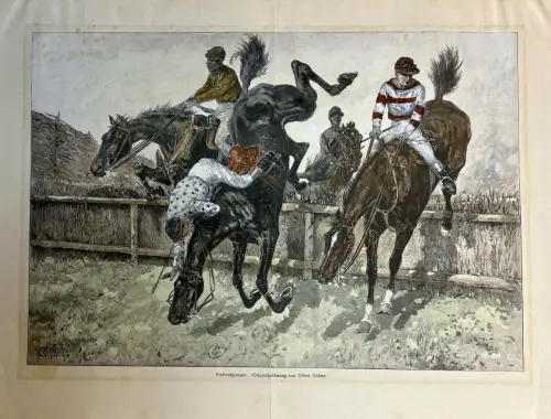 Hindernißrennen. RICHTER, Albert.