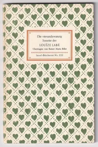 Die vierundzwanzig Sonette der Louize Labé.... 1950