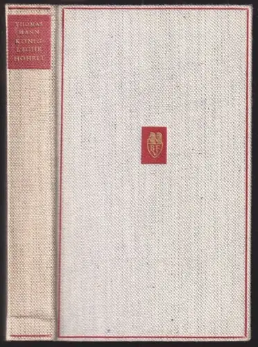 Königliche Hoheit. MANN, Thomas. 1868-25