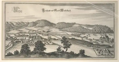 Herrschafft und Marckt Wimbsbach MERIAN, Casp[ar].