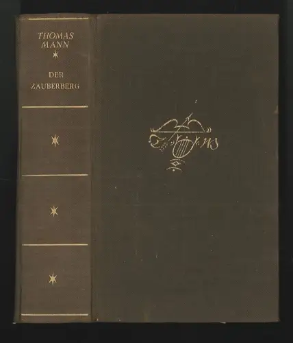 Der Zauberberg. Roman. MANN, Thomas. 1915-25