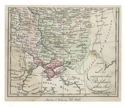 Des europäischen Russlands südlicher Theil. WALCH, Joh[ann].