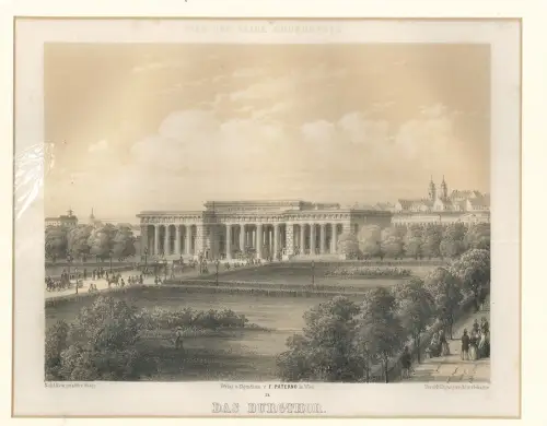 Wien und seine Umgebungen. Das Burgthor. WAAGE, Karl.