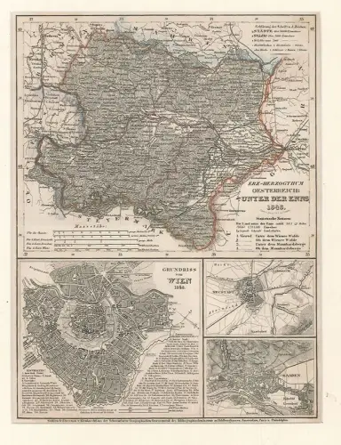 Erz-Herzogthum Oesterreich unter der Enns 1848. RENNER [?].