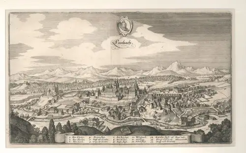 Lambach. MERIAN, Matthaeus.