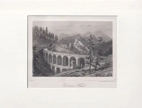 Viadukt zu Klamm (´Niederösterreich). CHAPUY, Nicolas Marie Joseph (1790-1858).