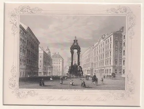 The High Market. Der hohe Markt. PAYNE, Albert Henry (1812-1902).