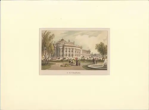 K. K. Burgtheater. VARONE, Giovanni Battista.