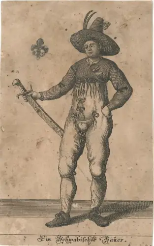 Ein Schwäbischer Bauer.