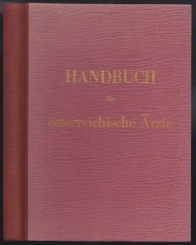 Handbuch für österreichische Ärzte.... 1952