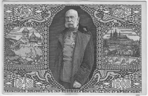 1848. 1908. Franciscus Josephus I. D. G. IMP. Austr. Rex Boh. Gal. Ill.  3404-11