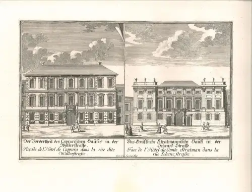 Palais Caprara-Geymüller / Palais Batthyany. "Der Vordertheil des Caprarischen H
