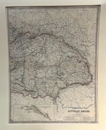 Austrian Empire. (Eastern Sheet). JOHNSTON, Keith.