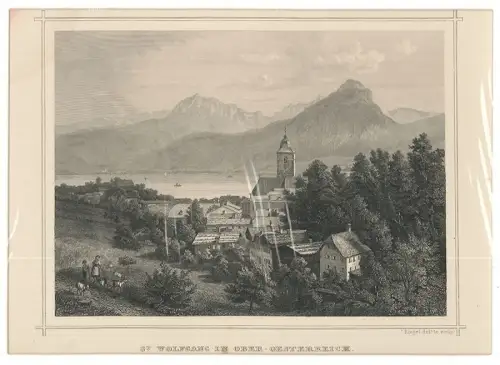 St. Wolfgang in Ober-Oesterreich. RIEGEL, Jobst.