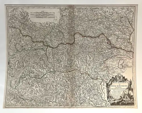 Partie Septentrionale du Cercle d`Autriche qui Comprend l`Archiduche d`Autriche 