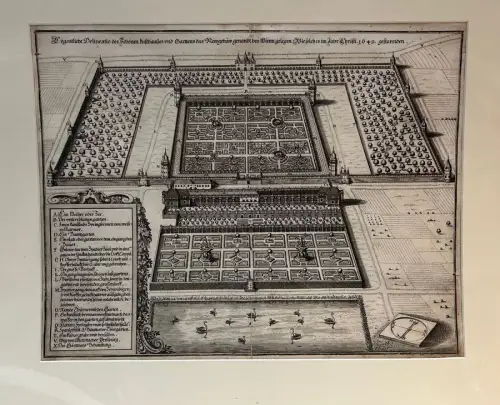 Eygentliche Delineatio des Schönen Lusthaußes und Garttens das Newgebäw genandt 