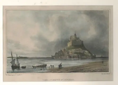 Vue du Mont St. Michel. MOTTE, C[harles].