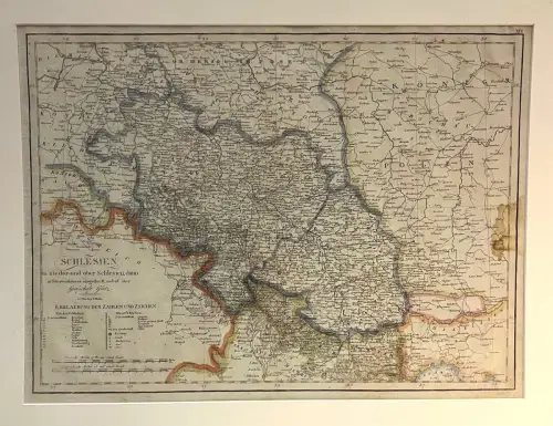 Schlesien in nieder- und ober Schlesien, dann in Fürstentümer eingeteilt, nebst 