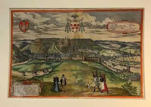 Huum opp[idum] condrusorum caput []. [BRAUN, Georg] - [HOGENBERG, Franz].