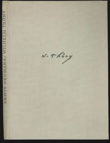 Wilhelm Thöny. 24 Aquarelle. NEUMANN, Erwin.