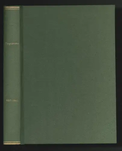 Sammelband mit 25 Theaterprogrammen Wiener Bühnen und Schauspielhäuser.