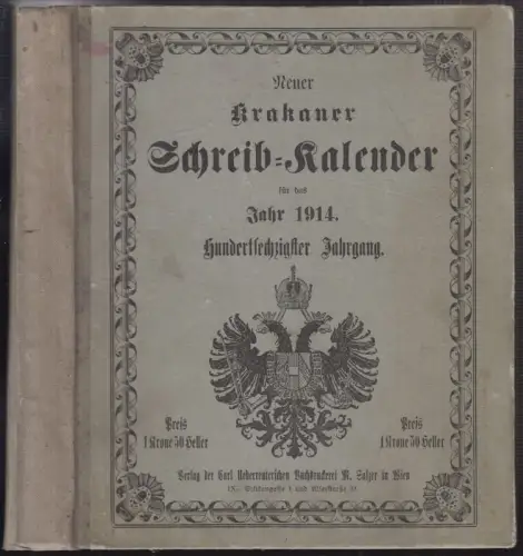 Neuer Krakauer für Wien berechneter Schreib-Kalender  für das Jahr nach  1466-18