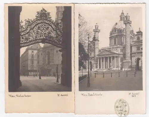 19 Ansichtskarten von Wien und Umgebung. MARKL, H(ans).