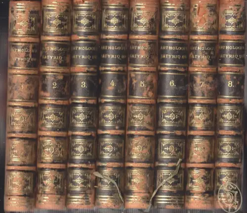 Anthologie satyrique. Répertoire des meilleures poésies et chancons joyeuses par