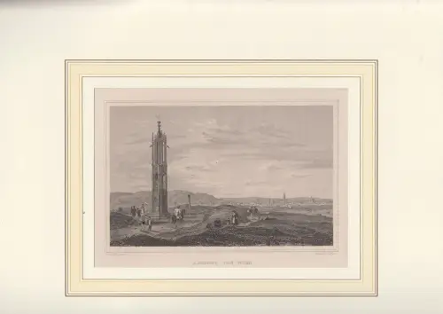 Ansicht von Wien von der Spinnerin am Kreutz aus.