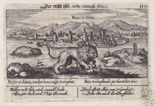 Parens in Orient. 1678