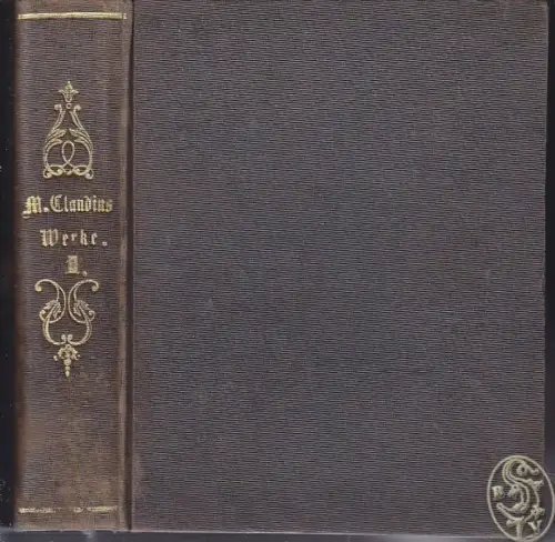 CLAUDIUS, Werke. 1844
