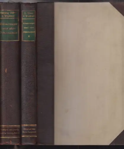 Erinnerungen eines alten Österreichers. PRZIBRAM, Ludwig Ritter v.