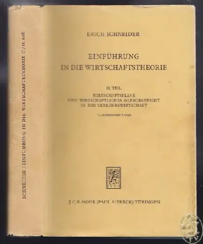 SCHNEIDER, Einführung in die... 1967