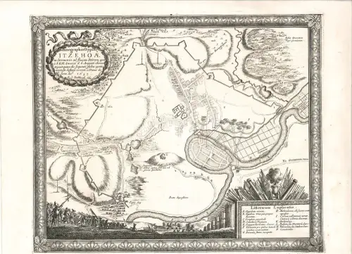 DAHLBERG, chnographia Oppidi Itzehoae in... 1697