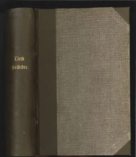 Gedichte. TIECK, Ludwig.