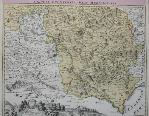 Circuli Brunnensis Pars Meridionalis. [MÜLLER, Johann Christoph].