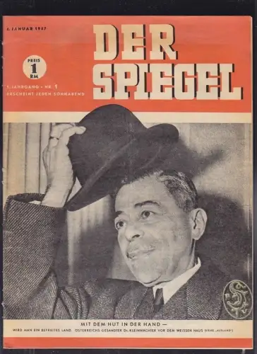 Der Spiegel. Hrsg. v. Rudolf Augstein.