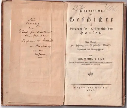 Uebersicht der Geschichte des Habsburgisch-Oesterreichischen Hauses. Zum Behulfe