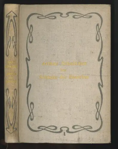 Der Schleier der Beatrice. Schauspiel in fünf Akten. SCHNITZLER, Arthur.