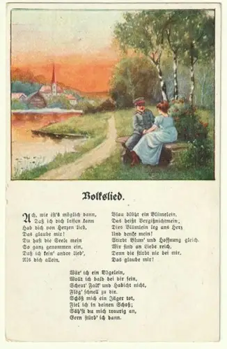 Volkslied.
