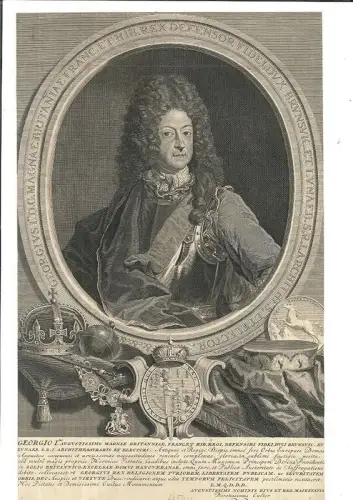 Georgio I.mo Augustissimo Magnae Britanniae, Franc. et Hib. Regi, Defensori Fide