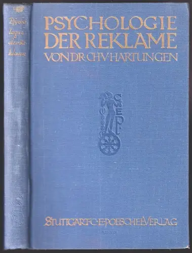 Psychologie der Reklame. HARTUNGEN, Christoph v.
