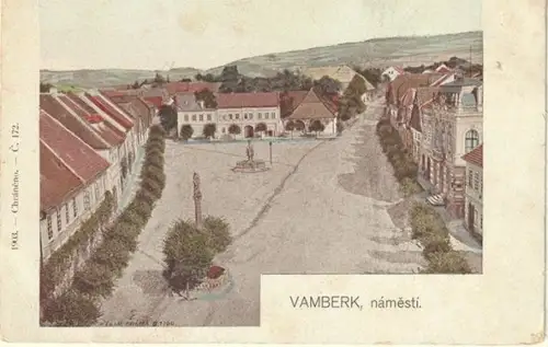 Vamberk, namesti.