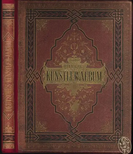 Deutsches Künstler-Album. Mit Beiträgen lebender Künstler und Dichter. SCHERENBE