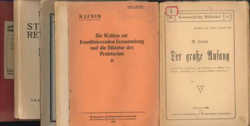 Die nächsten Aufgaben der Sowjet-Macht. LENIN, N. [d. i. Vladimir Ilic ULJANOV].