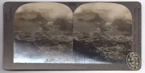 Rio de Janeiro, S. E. Over Botafoga Suburb, Sugarloaf and Bay Entrance, S. Am.