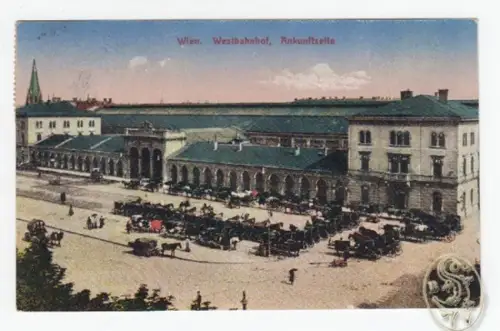 Wien, Westbahnhof, Ankunftseite