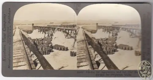 Nitrate for Agriculture and for War Being Sacked for Shipment, Chile.