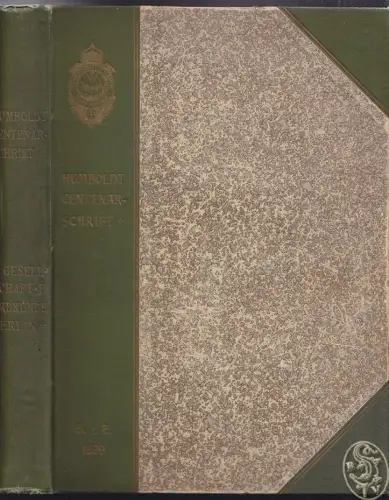 Wissenschaftliche Beiträge zum Gedächtnis der hundertjährigen Wiederkehr des Ant